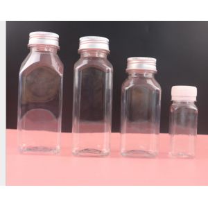 Durable Plastic Beverage Bottles Customized Logo With Plastic Tamper Proof Cap