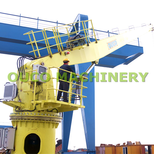 Quality Hydraulic 5t 15m High Strength Steel Stiff Boom Crane wholesale