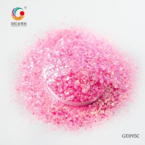 Craft Bulk Loose Rainbow Polyester Hexagonal Glitter Powder Mix Nail Art