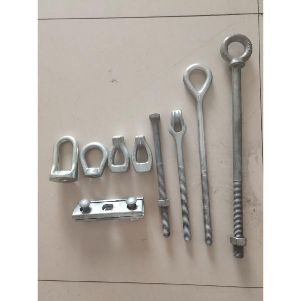 Quality 6" Thread Dead Ending C1045 ASTM F2329 Oval Eye Bolt wholesale