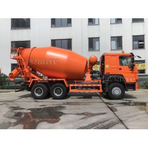 SINOTRUK HOWO Auto Loading Concrete Mixer 10 Wheeler 371hp 12m3