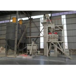 PLC Control Tile Adhesive Machine Production Line With Air Compressor System