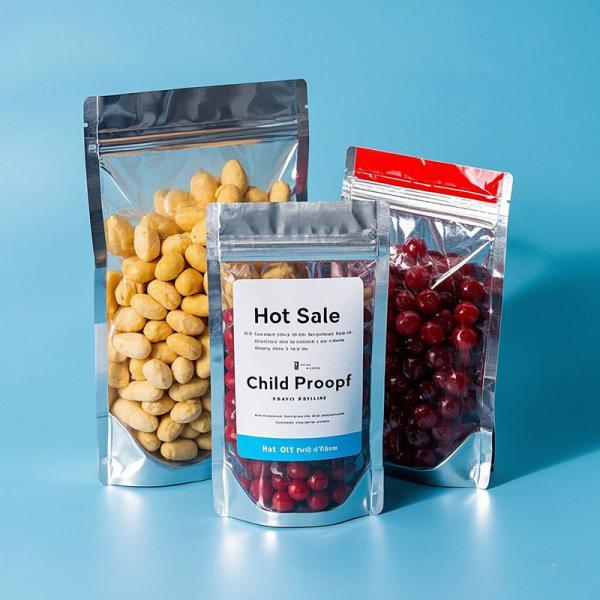 Child Resistant Zipper Bag | Plastic Composite Reclosable Packaging for Food