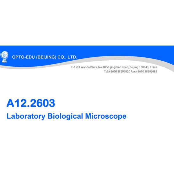LED 40-1000x Compound Optical Microscope A12.2603 Biological Research Trinocular Lab Microscope