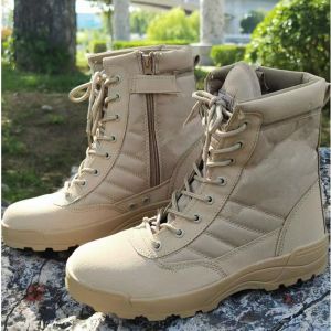 Custom Ghana Panama Black full leather combat combat shoes jungle waterproof men