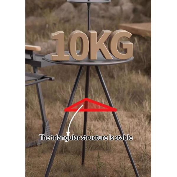 Camping Table Portable Folding Tripod Table for Outdoor Party Dinner Hiking Picnic BBQ