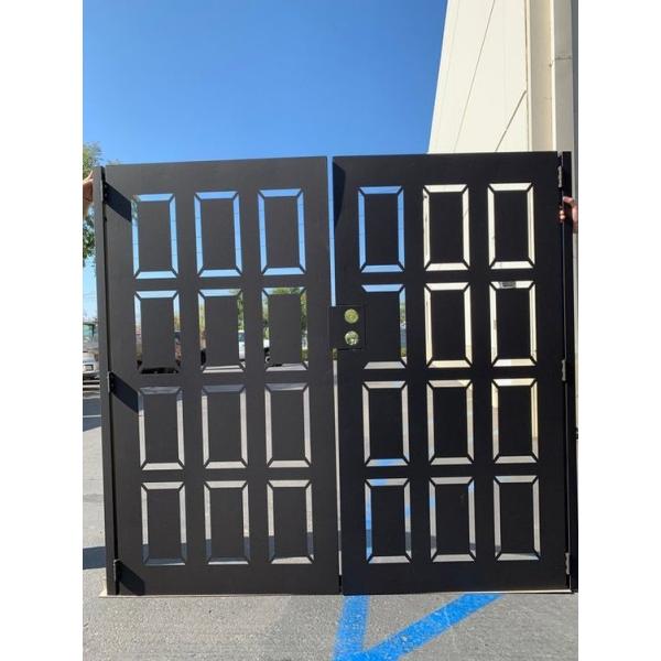 Quality Designs in lank railings design for wrought driveway metal sliding garden grill gates single door new design iron gate wholesale