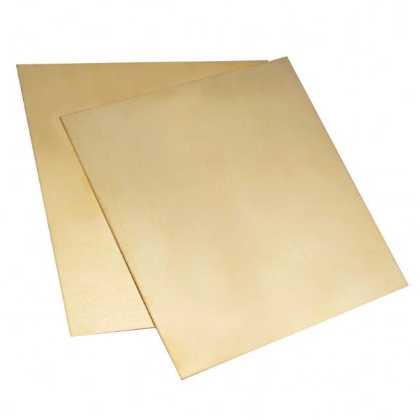 Quality Customized Thickness 1.5 Mm Copper Sheet C26800 C27200 24x24 Shiny Brass wholesale