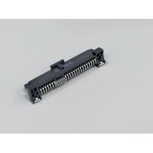 SAS 29P Female Connector, SMT, Gold-Plated 30U", High Durability for Data and