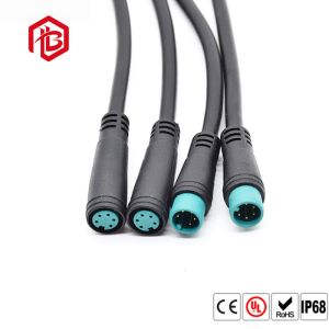 Buy cheap UL TUV Electrical Wire M8 4 Pole Connector from wholesalers