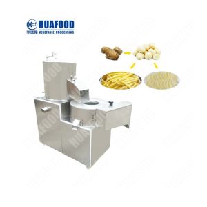 Electrolysis Fully Automatic Potato Peeling Cutting Washing Machine