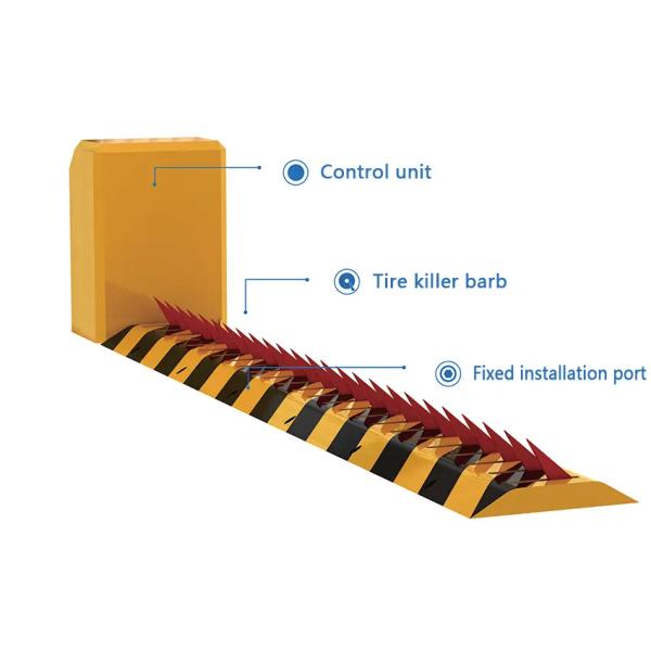 Intersection Safety Protection Anti-Rust IP68 Out Door Traffic Spike With Barb