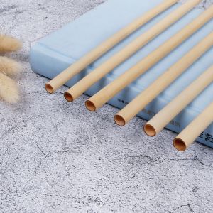 14cm Reed Compostable Drinking Straws Plant Based Biodegradable Straws