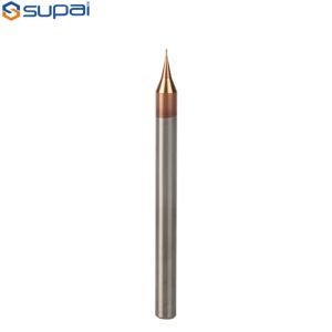 Metal Working Carbide Micro Grain End Mills Long Working Life TiAlN Coating 0