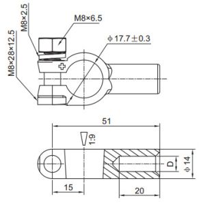 Positive And Negative Automotive Battery Terminals Reliable Car Battery Terminal