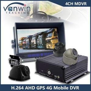 4CH GPS 4G WiFi Mobile DVR Full HD 1080P Car Camera HDD Mdvr For Bus Van Truck