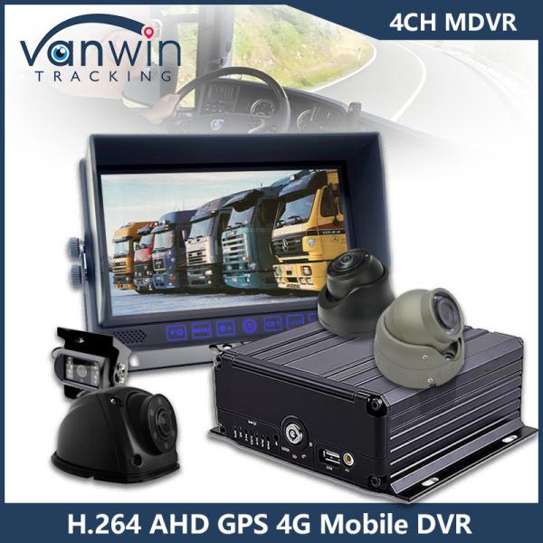 4CH GPS 4G WiFi Mobile DVR Full HD 1080P Car Camera HDD Mdvr For Bus Van Truck