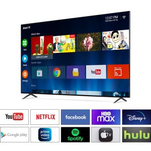 All-In-One Smart Home Television 42 50 55 65 85 Inch with Screen Mirroring