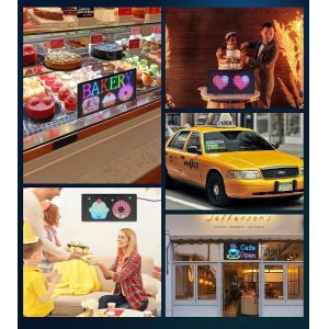 LED Car Sign Board Indoor LED Digital Signage for Advertising Publish Smart App
