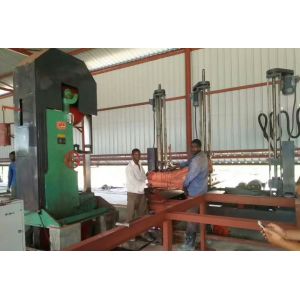Popular MJ3210 Vertical Band Sawmill with Log Carriage /Automatic feeding