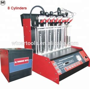 8 Cylinders Injector Tester And Cleaner Machine 4L Test Liquid Tank Volume