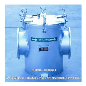 China Simplex Coarse Water Filter & Sea Water Strainer Housing Model:AS250 CB/T497-2012 With Stainless Steel Filter Element on sale