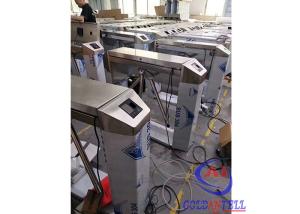 Cheap QR code card reader Half Height Double Face Recognition Mechanism tripod turnstile zk for sale