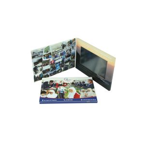 Digital Book Lcd Screen Video Brochure 7" HD Screen With USB Port / Speaker