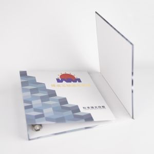 Wedding Photo Album Book Packaging Custom Logo 4D Ring Binders with Recycled