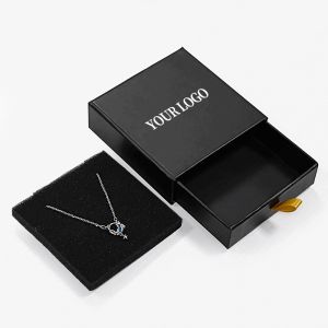 Industrial Jewelry Packaging with Pull Slide Out Drawer and Matt/Gloss