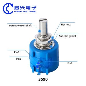 Bonens wxd3590 10 Turns 5k 10k 20k 50k 100K Spring Return Potentiometer