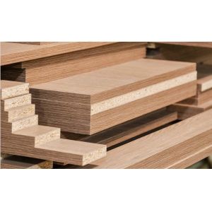 Eco Friendly Furniture Grade Particle Board , Light Weight Pressed Particle