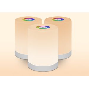 RGB Smart LED Night Lamp 2.4W 5V DC Three Level Dimming For Children Bedroom