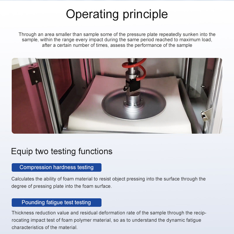 Furniture Testing Machines Foam Reciprocating Compression Dynamic Fatigue