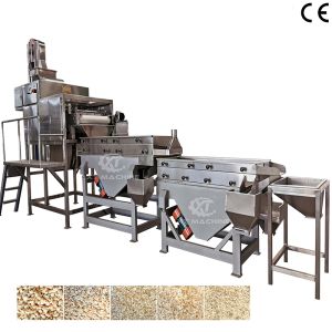 China Fully Automatic Peanut Chopper and Cashew Crusher Chopped Peanut Size 1.8-2.5mm on sale