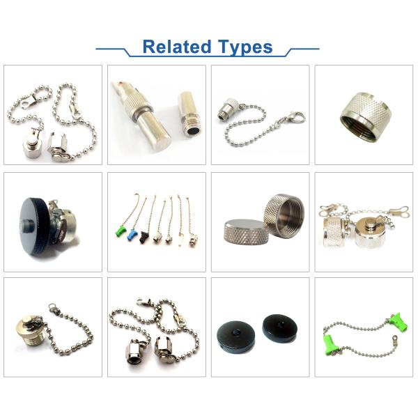 Multifunction Fiber Optic Dust Cap , LC Fiber Dust Caps For 1.25mm Ferrules