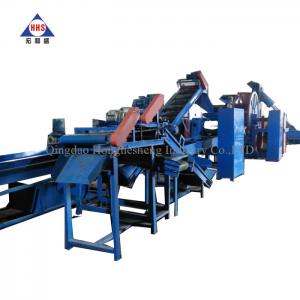 China Rubber Shredder Shredding Machinery Waste Tyre Machine Tire Recycling Plant / rubber recycling plant on sale
