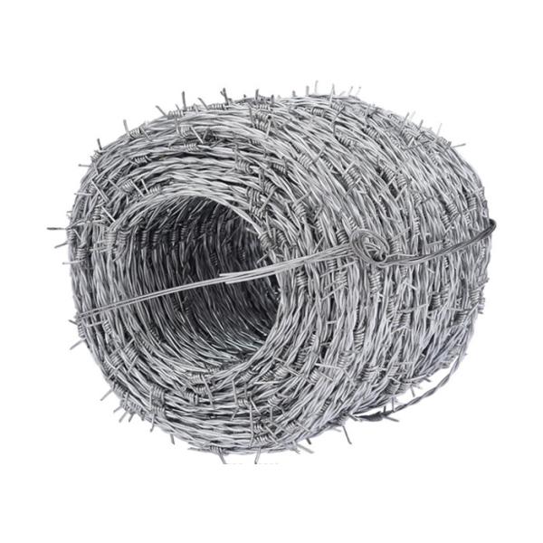 Quality 1320 Ft 12-1/2 Gauge Galvanized Barbed Wire 2 Point For Farmgard Decoration wholesale