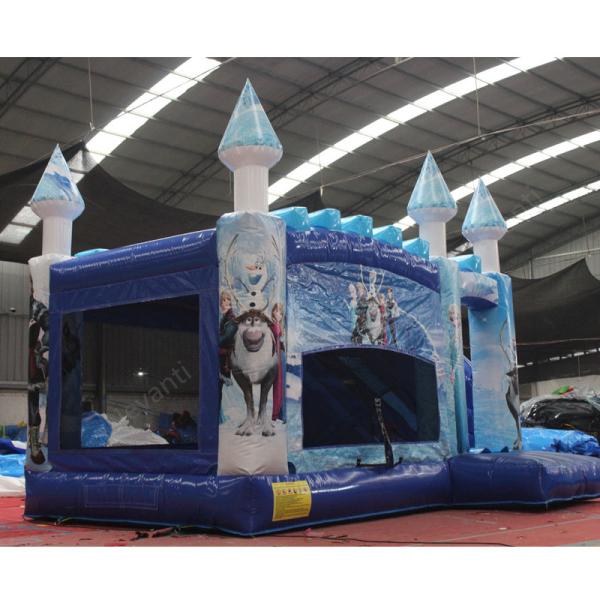 Colorful PVC Cartoon Character Inflatable Bouncer Jumping Bouncy Castle with Slide