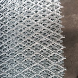 Durable Iron Steel Expanded Wire Mesh Ceiling / Expanded Metal Panels SGS