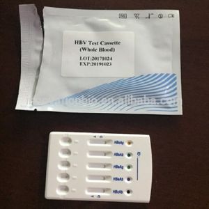 In Vitro Hepatitis B Rapid Test Kit For Hbsag HBV Multi 5 Test Panel