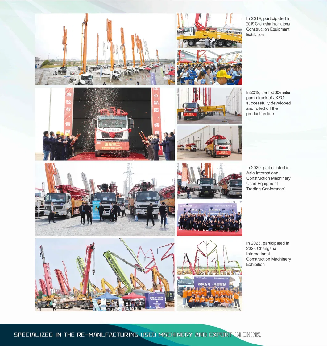 Sany 56m Pump Truck 2020 Used Concrete Boom Pumping Tool Pumps