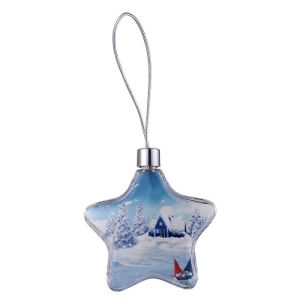 Sublimation Snowflake Ornament Plastic Christmas Pendant Sublimation Blank