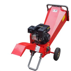 40mm Chipping Garden Wood Chipper CE 196cc Engine Tree Shredder Machine
