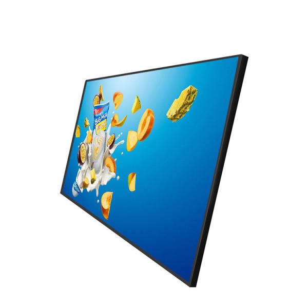 Quality 20mm Super thin high bright 400-700 nits 43" inch LED LCD monitor with metal casing and WIFI Android OS for ads signage display wholesale