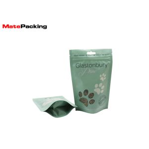 Custom Plastic Stand Up Pouch Matte Child Proof Zipper Bags With Zipper / Window