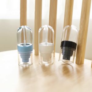30ml 50ml Airless Pump Bottles Plastic Vacuum Transparent With Spray Pump