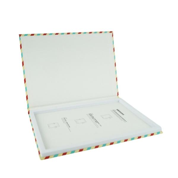 Custom Logo Recyclable Book Shape Boxes for Tablet Pad Screen Protector