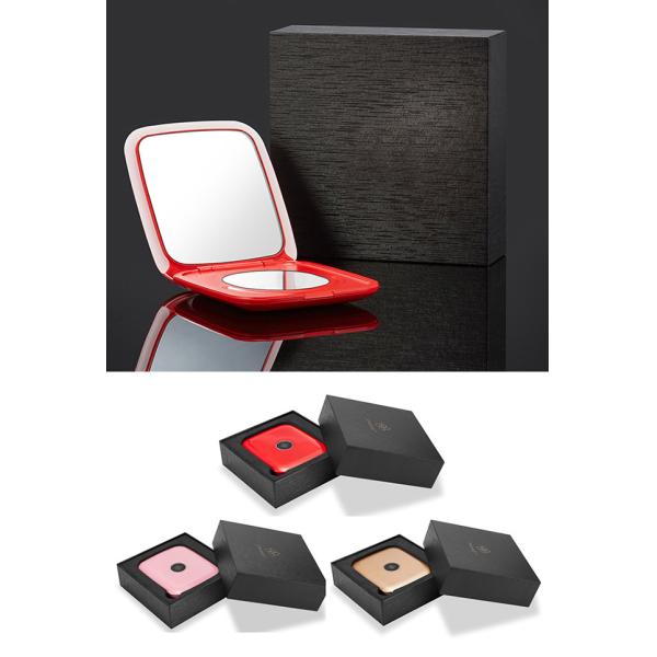 LED Compact Power Bank Mirror , 1 X 5 Magnified Mirror Power Bank 6000mAh Battery