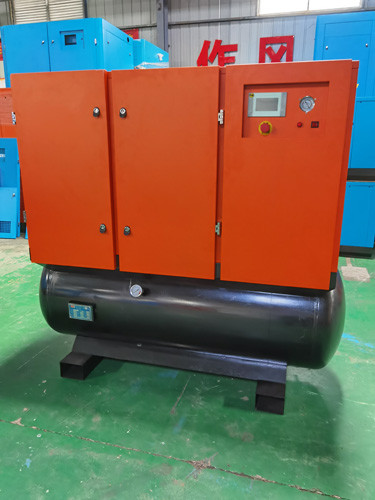 Quality Laser Cutting Rotary Screw Air Compressor 20 Hp With Frequency Conversion Motor wholesale